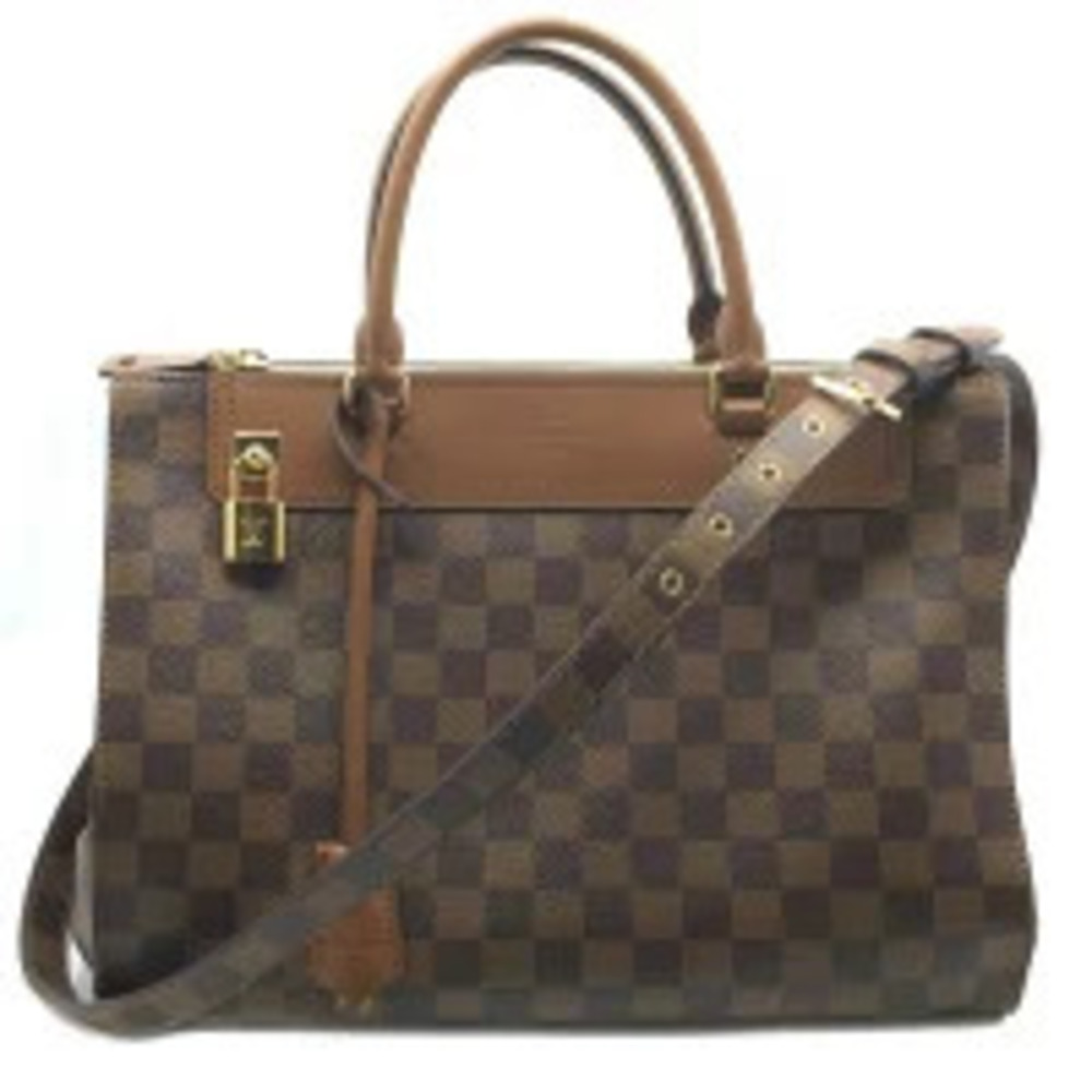 LOUIS VUITTON Damier Greenwich Shoulder Bag Handbag